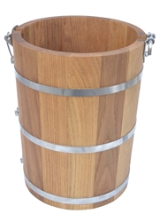 4 Quart Oak Wood Bucket Only No hardware For  Ice Cream Churn Country Freezer Parts White Mountain