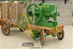 Wash-Down electric motor option for our complete units with antique John Deere hit and miss engines.